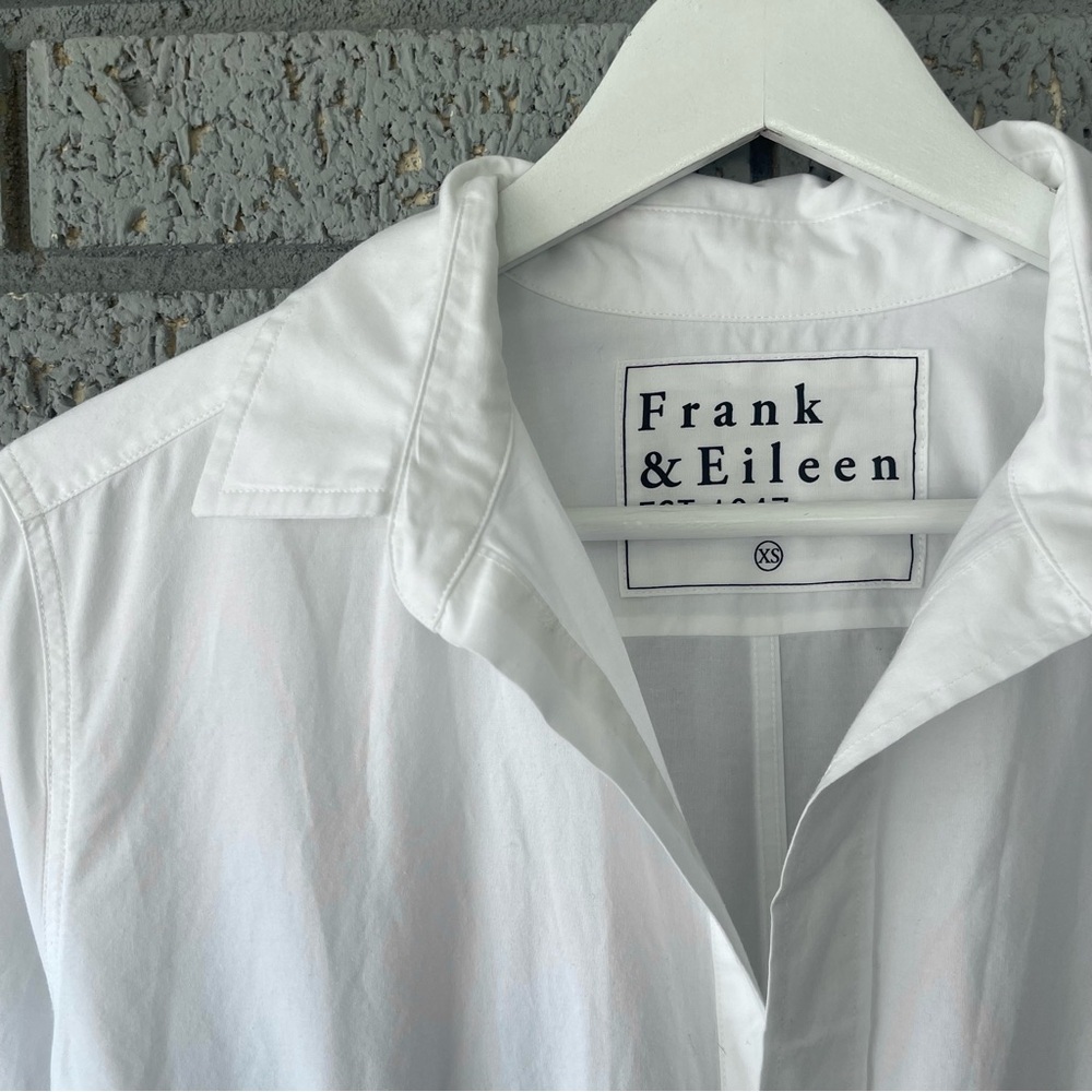Frank & Eileen Grace Eyelet Midi Dress White Size XS $598 - Picture 4 of 7